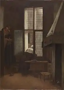 Jacobus Vrel:  Frau am Fenster, 1654