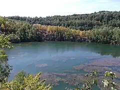 Blick auf den Steinbruchsee