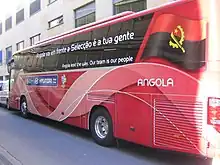 Mannschaftsbus Angola