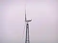 Nordex (Südwind) S77 mit 111,5 m hohem Stahlfachwerkturm bei Hilgershausen, Hessen