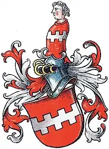 Wappen der Grafen von Büren in Holland