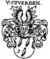 Wappen derer von Coeverden unter den Burgundischen bei Siebmacher (1772)