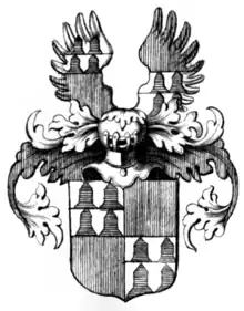 Wappen derer von Cronberg, Flügelstamm (aus Humbracht u. a., 1707)