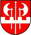 Das frühere Wappen der Gemeinde Mellach