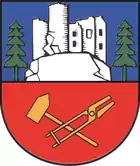 Das Wappen der Stadt Steinbach-Hallenberg