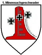 Bugwappen des 1. Minensuchgeschwaders