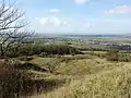 Blick nach Leitzersdorf im Westen.