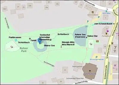 Plan des Rohrer Parks.