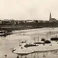 Fläche des Wasserparks um 1920