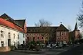 Wegberger Mühle mit Verwaltung und Kirche