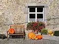 Einfaches Fenster mit Oberfenster (Weillen, Belgien)