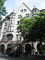 Das ehemalige Wohnhaus von Leopold Einstein am Weinmarkt 14 in Nürnberg