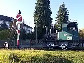 Werklokomotive E 2/2 mit Hippscher Wendescheibe