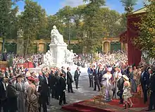 Die Enthüllung des Wagner-Denkmals im Tiergarten von Anton von Werner, 1908: Porträt der wilhelminischen Oberschicht