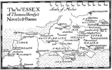 Die Geographie der fiktiven Grafschaft Wessex in den Romanen von Thomas Hardy