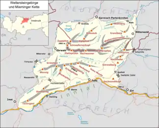 Ehrwalder Sonnenspitze (Wettersteingebirge und Mieminger Kette)