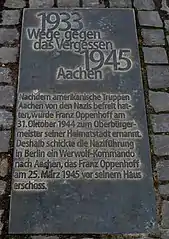 Gedenktafel