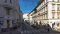 Bei der Neustiftgasse, Blick Richtung Lerchenfelder Straße