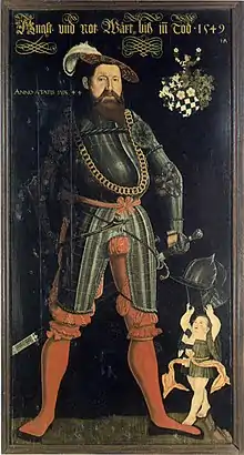 Hans Asper: Der Zürcher Söldnerführer Wilhelm Frölich im Jahr 1549