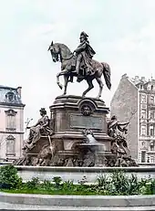 Kaiser-Wilhelm-Ring – Denkmal Kaiser Wilhelm I. (um 1900)