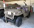 Willys MB Jeep der Samson's-Foxes-Einheit beim Unabhängigkeitskrieg (1948) mit Wire catcher