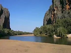 Windjana Gorge mit Lennard River