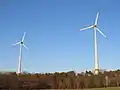 Die 2010 errichteten Enercon-Anlagen