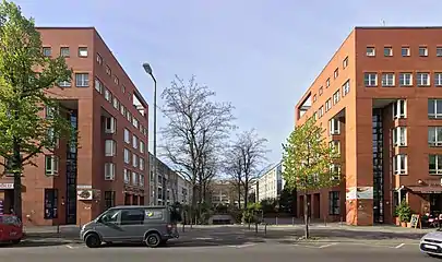 IBA-Wohnbebauung Torhäuser Block 28, Oranienstraße, Berlin-Kreuzberg