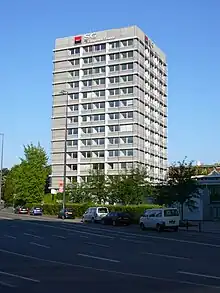 Das Hauptgebäude der GEFA