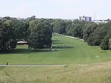 Blick vom Luitpoldhügel im Luitpoldpark in Richtung Norden