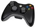 Schwarzer Xbox 360 Kabelloser Controller