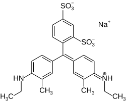 Strukturformel von Xylencyanol