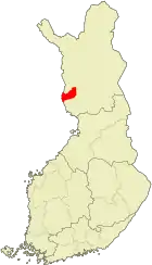 Lage von Ylitornio in Finnland