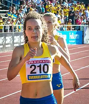 Yolanda Ngarambe beim Finnkampen in Stockholm 2019