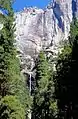 Upper Falls und Lower Falls mit wenig Wasser