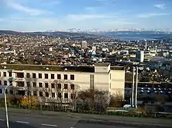 Pflegezentrum Käferberg, Innenstadt, Zürichsee und Glarner Alpen