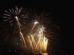 Feuerwerk wie hier im Jahr 2013 gehörtjeweils zu den Höhepunkten des Züri Fäschts.