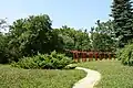 Blick auf den Botanischen Garten