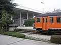 Nahverkehrstriebwagen im Bahnhof Zadar (2007)