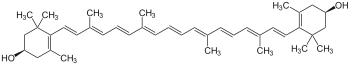 Struktur von Zeaxanthin