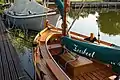 Zeesenboot im Wiecker Hafen