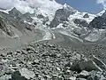 Zinalgletscher-Traverse zwischen den beiden Cabanes Mountet