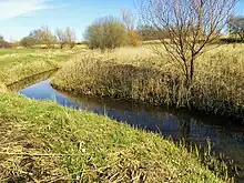 Die Zitterbäk als Zulauf für den Bauernteich und Voigdehäger Teich ist in Ihrer natürlichen Form nahezu unbegradigt. Teilweise ist der Bach aber auch verrohrt.