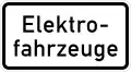 Zeichen 1050-33:Elektrofahrzeuge