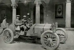 Jean Porporato vor der Targa Florio 1908