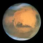 Mars z teleskopa Hubble
