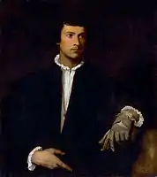 Ο άνθρωπος με το γάντι, 1520–23, Παρίσι, Μουσείο του Λούβρου