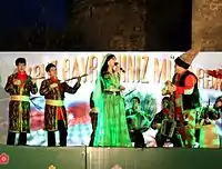 Noruz-festivalo en Baku, Azerbajĝano.