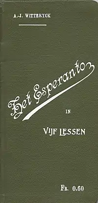 Het Esperanto  in vijf lessen