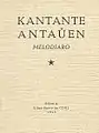 Kantante Antaŭen : melodiaro